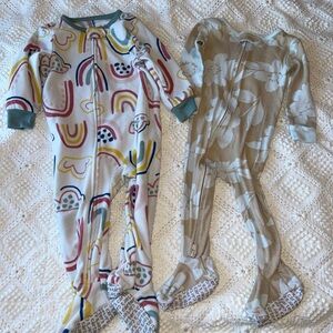 Carter's Rainbow and Floral Kids Pajama Set